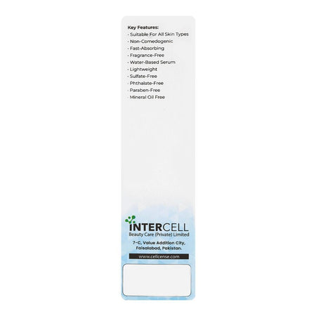 Cellcense Hyaluronic & Collagen Serum, Niacinamide, Aloe Vera, For All Types Of Skin, 30ml - Image 3