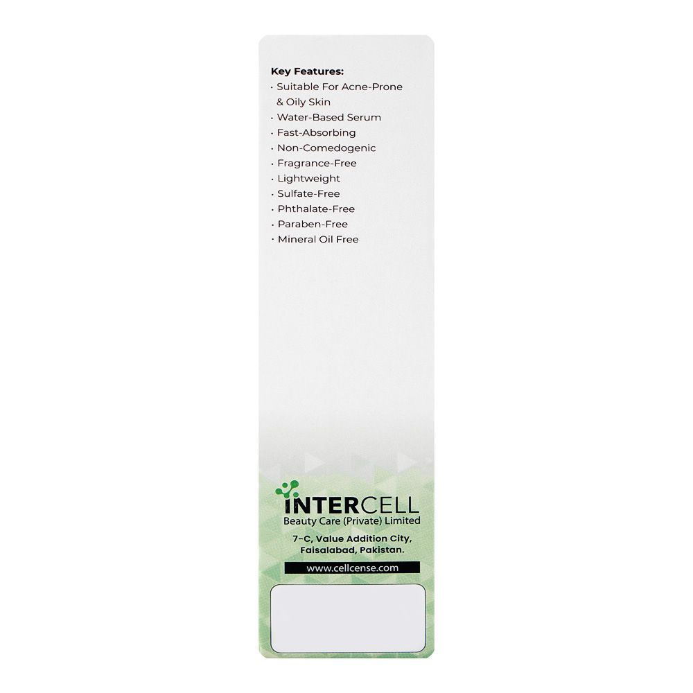 Cellcense Salicylic Acid Serum, Niacinamide, Salicylic Acid, For Acne-Prone Skin, 30ml - Image 3