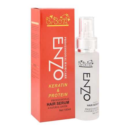 Enzo Keratin & Protein Professional Hair Serum, Vitamin B5, For Dry Hair, 100ml - Main Image