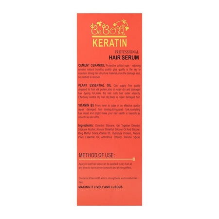 Enzo Keratin & Protein Professional Hair Serum, Vitamin B5, For Dry Hair, 100ml - Image 2