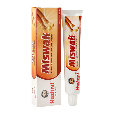 Hashmi Miswak Herbal Toothpaste + Miswak Extract, 70g - Main Image
