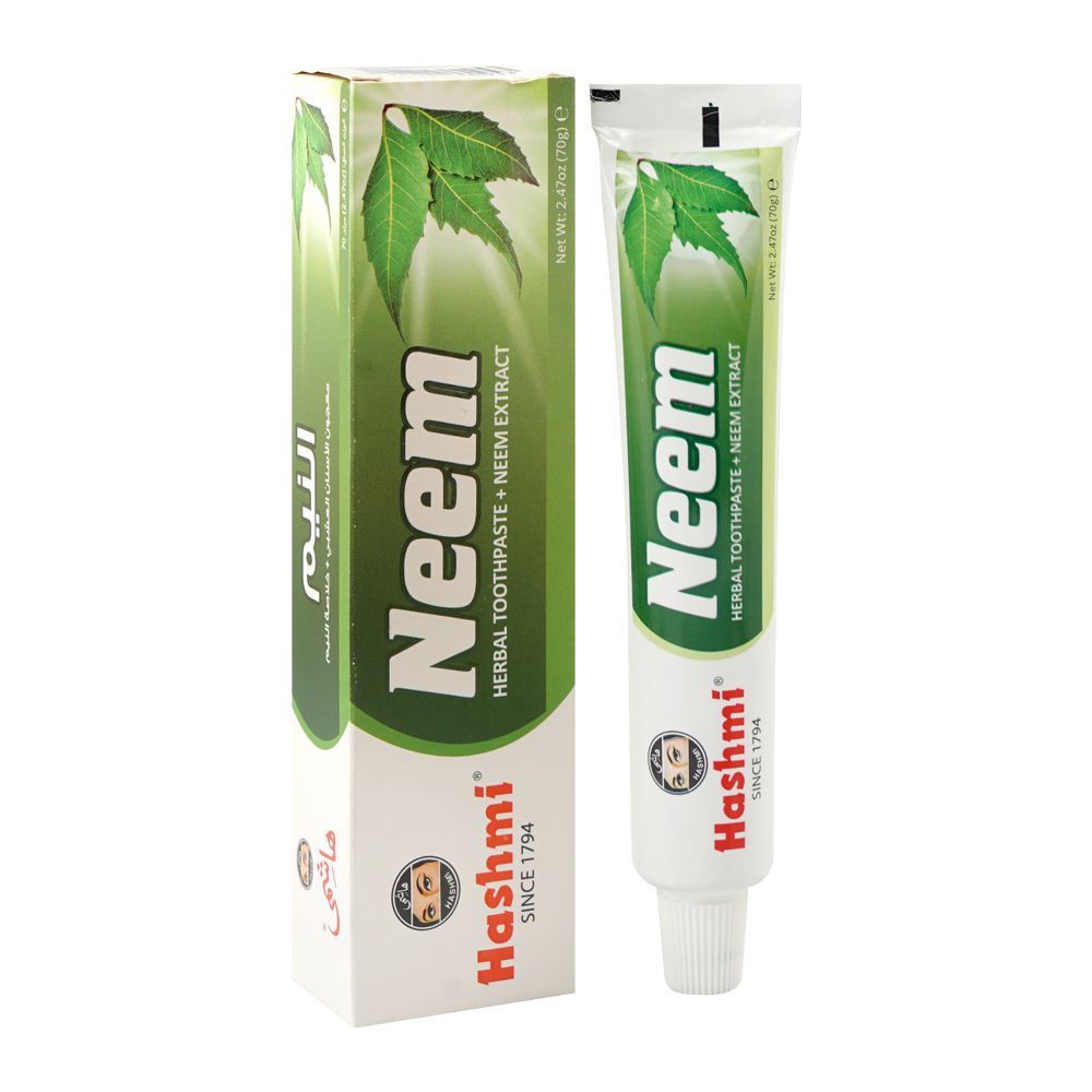 Hashmi Neem Herbal Toothpaste + Neem Extract, 70g - Main Image