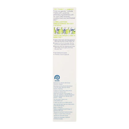 Veet Pure Rose & Freesia Fragrance Dry Skin Hair Removal Cream, 125g, 25% Extra Free - Image 4