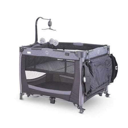Tinnies Baby Play Bassinet & Playpen, Black, T301-016 - Image 2