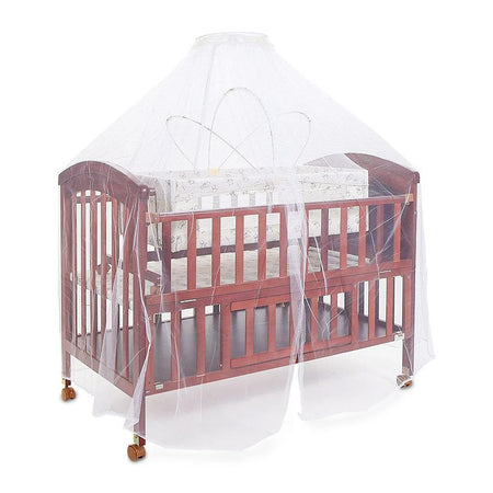 Tinnies Baby Wooden Cot With Storage, Brown, T902-021 - Image 5