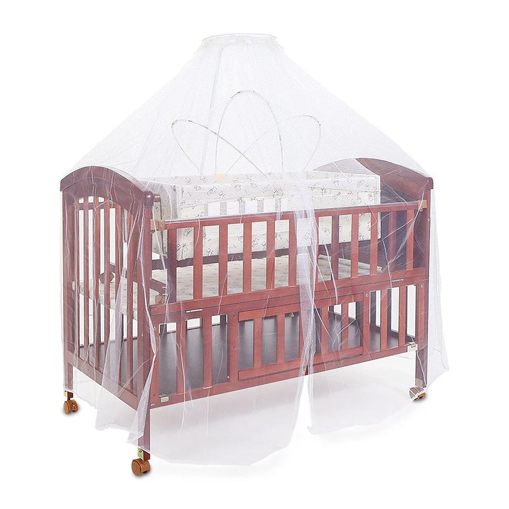 Tinnies Baby Wooden Cot With Storage, Brown, T902-021 - Image 5