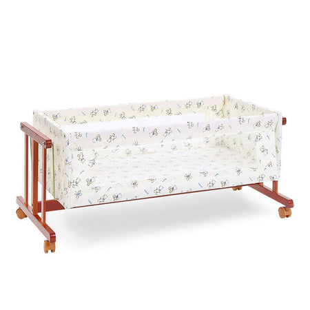 Tinnies Baby Wooden Cot With Storage, Brown, T902-021 - Image 8