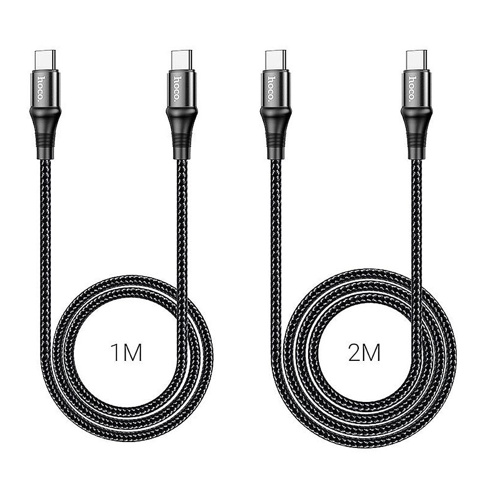HOCO Exquisito Charging Data Cable, USB-C To USB-C, 100W, 1 Meter, X50 - Main Image