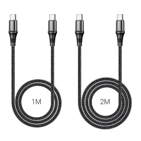 HOCO Exquisito Charging Data Cable, USB-C To USB-C, 100W, 1 Meter, X50 - Main Image