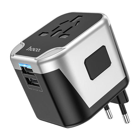 HOCO Level Universal Conversion Charger, 2 X USB-A Port, 12W, AC5 - Main Image