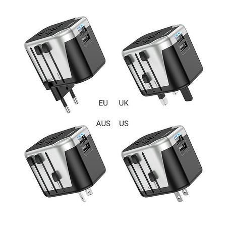 HOCO Level Universal Conversion Charger, 2 X USB-A Port, 12W, AC5 - Image 3