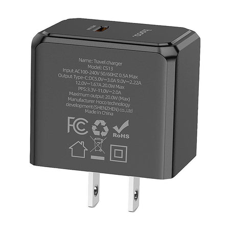 HOCO Ocean Pd20W Charger, 1 X USB-A Port, 20W, CS13 - Image 2