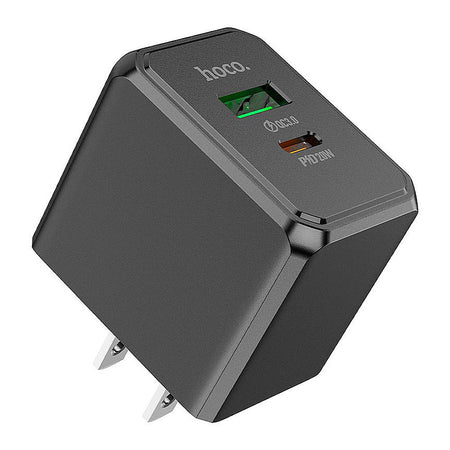 HOCO Ocean Charger, 1 X USB-A + 1 X USB-C Port, 20W, CS14 - Image 2