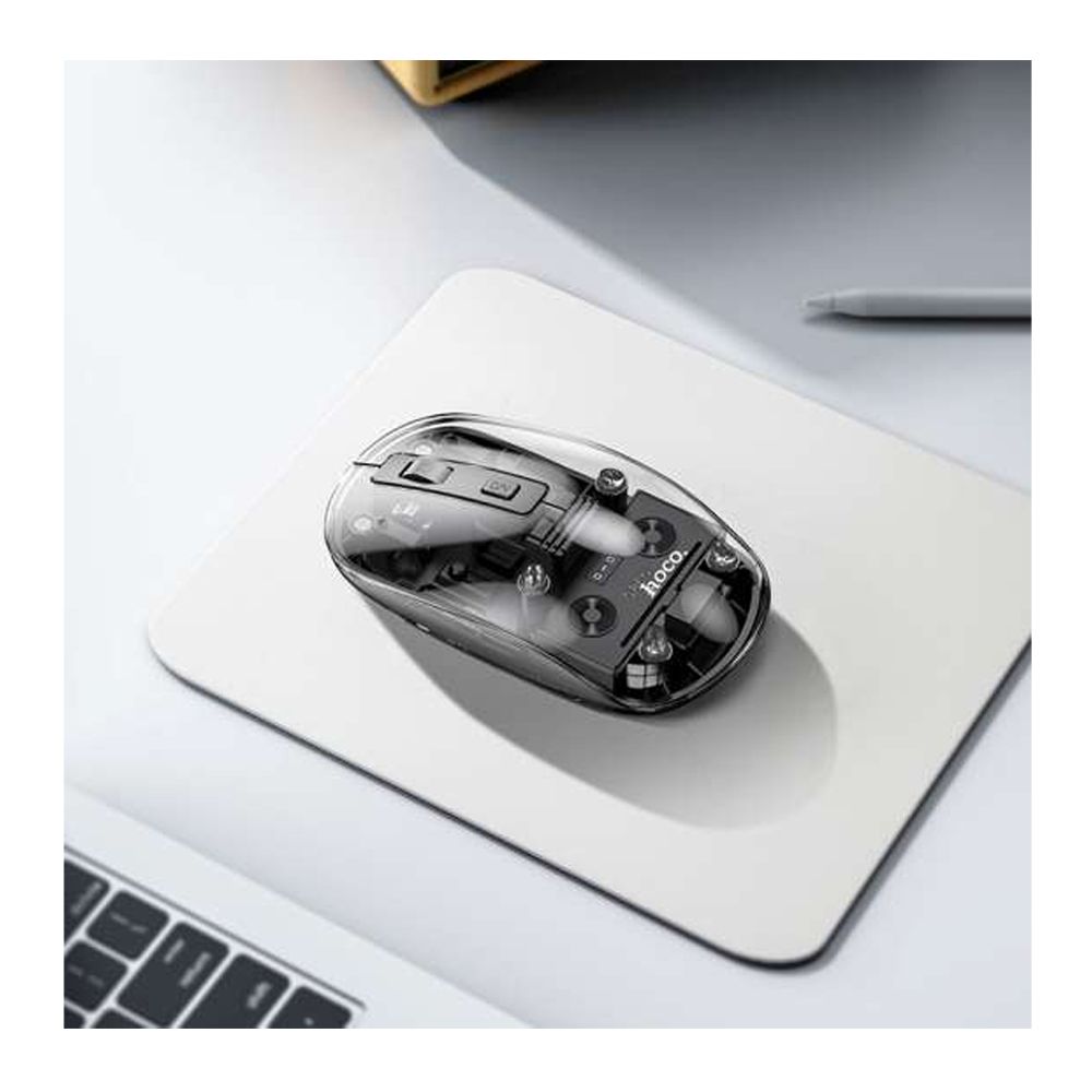 HOCO Mysterious Dual-Mode Silent Wireless Mouse, Black, GM29 - Image 2