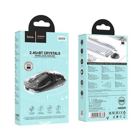 HOCO Mysterious Dual-Mode Silent Wireless Mouse, Black, GM29 - Image 3