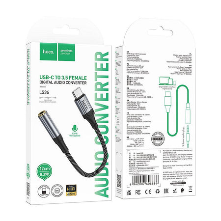 HOCO Fresh Digital USB-C To 3.5 Audio Converter, LS36 - Image 4