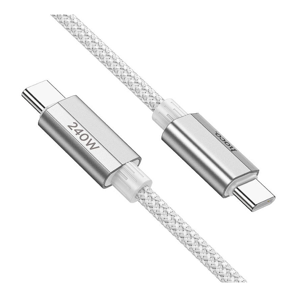 HOCO Primero Charging Data Cable, USB-C To USB-C, 240W, 1.8 Meter, U134 - Main Image