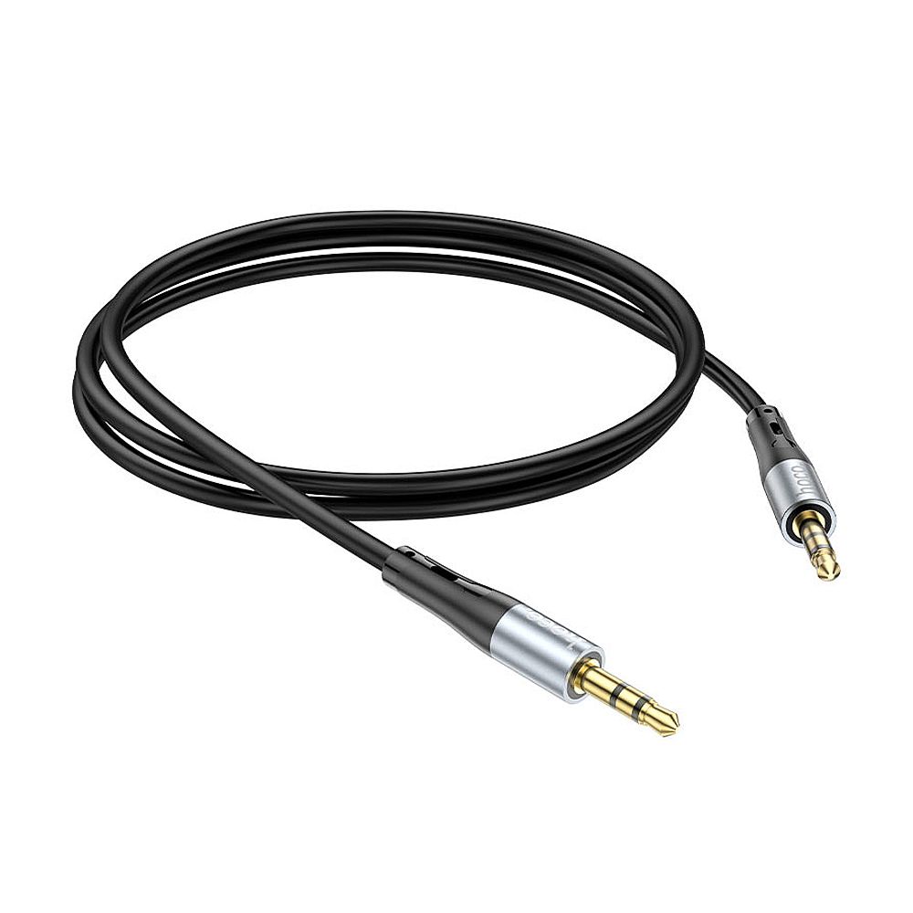 HOCO Aux Silicone Audio Cable, 1 Meter, UPA22 - Image 2