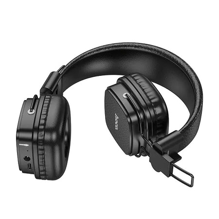 HOCO Earl Bluetooth Headphones, 250mAh Battery, 28 Hours Playtime, Black, W56 - Main Image