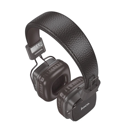 HOCO Earl Bluetooth Headphones, 250mAh Battery, 28 Hours Playtime, Brown, W56 - Image 2