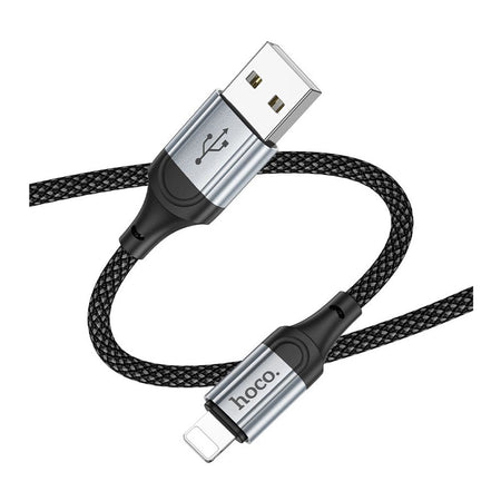 HOCO Fresh Charging Data Cable, USB-A To iPhone, 2.4A, 1 Meter, X102 - Main Image
