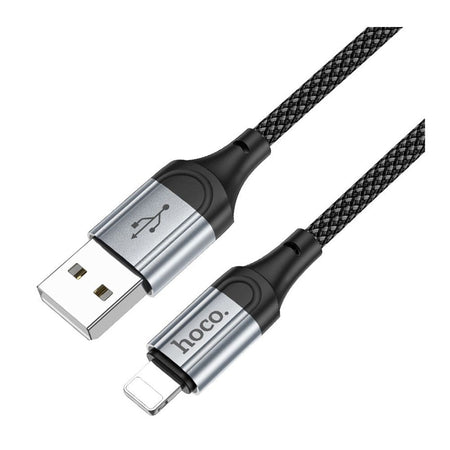 HOCO Fresh Charging Data Cable, USB-A To iPhone, 2.4A, 1 Meter, X102 - Image 2