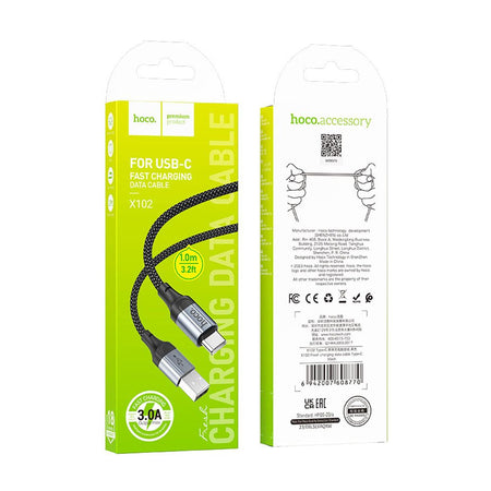 HOCO Fresh Charging Data Cable, USB-A To USB-C, 3.0A, 1 Meter, X102 - Image 3