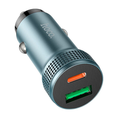 HOCO Level Car Charger, USB-C + USB-A, 38W, Z49B - Main Image