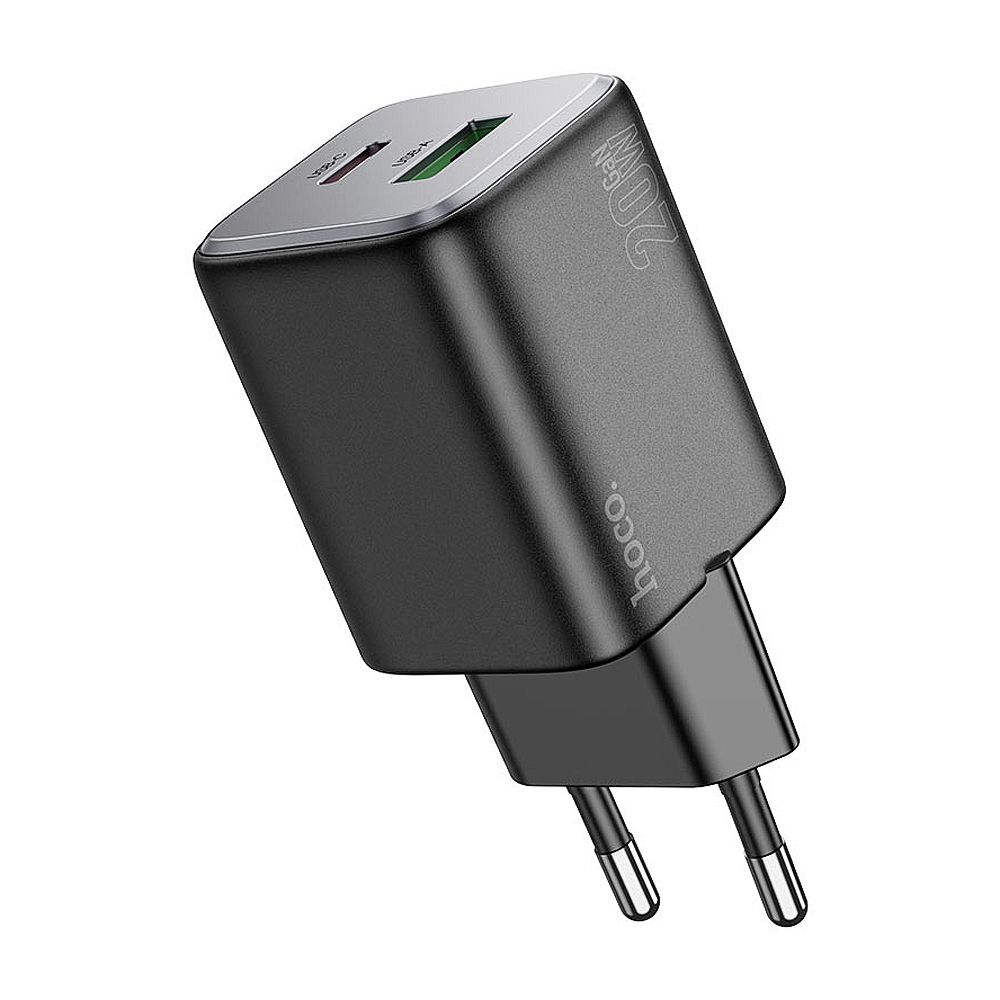 HOCO Almighty Charger, USB-A + USB-C Port, 20W, N41 - Main Image