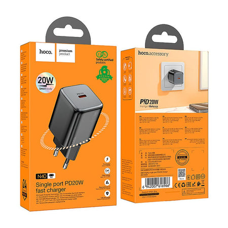 HOCO Mighty Charger, USB-C Port, 20W, N40 - Image 3