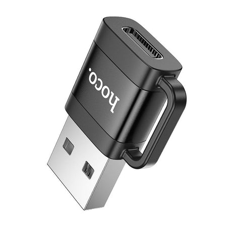 HOCO USB Male To Type-C Female Adapter, 480Mbps Transfer Speed, UA31D - Image 2
