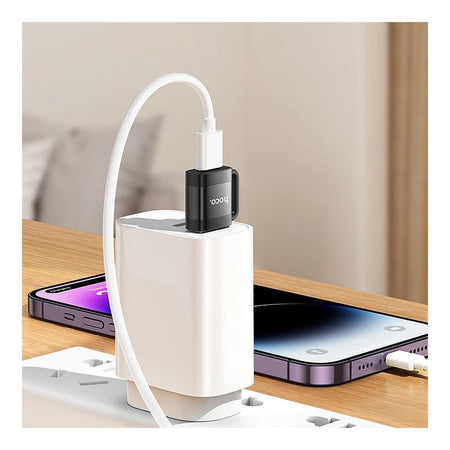 HOCO USB Male To Type-C Female Adapter, 480Mbps Transfer Speed, UA31D - Image 3