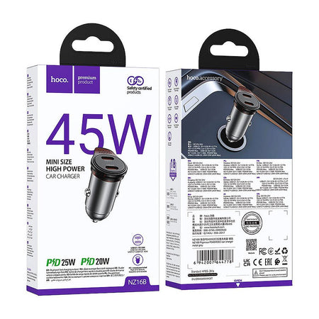 HOCO Rigorous Car Charger, 25W, 5V, NZ16B - Image 3