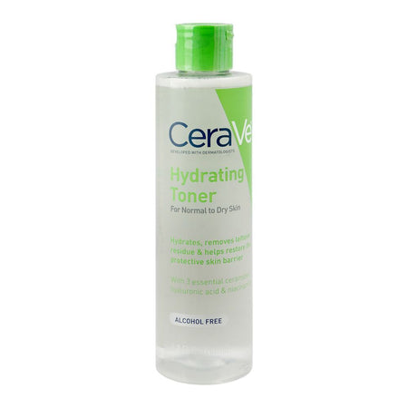 CeraVe Hydrating Toner, Alcohol Free, Glycerin, Citric Acid, For Normal Skin, 200ml - Main Image