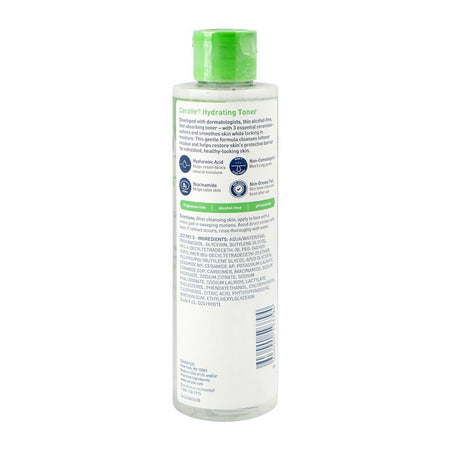CeraVe Hydrating Toner, Alcohol Free, Glycerin, Citric Acid, For Normal Skin, 200ml - Image 2