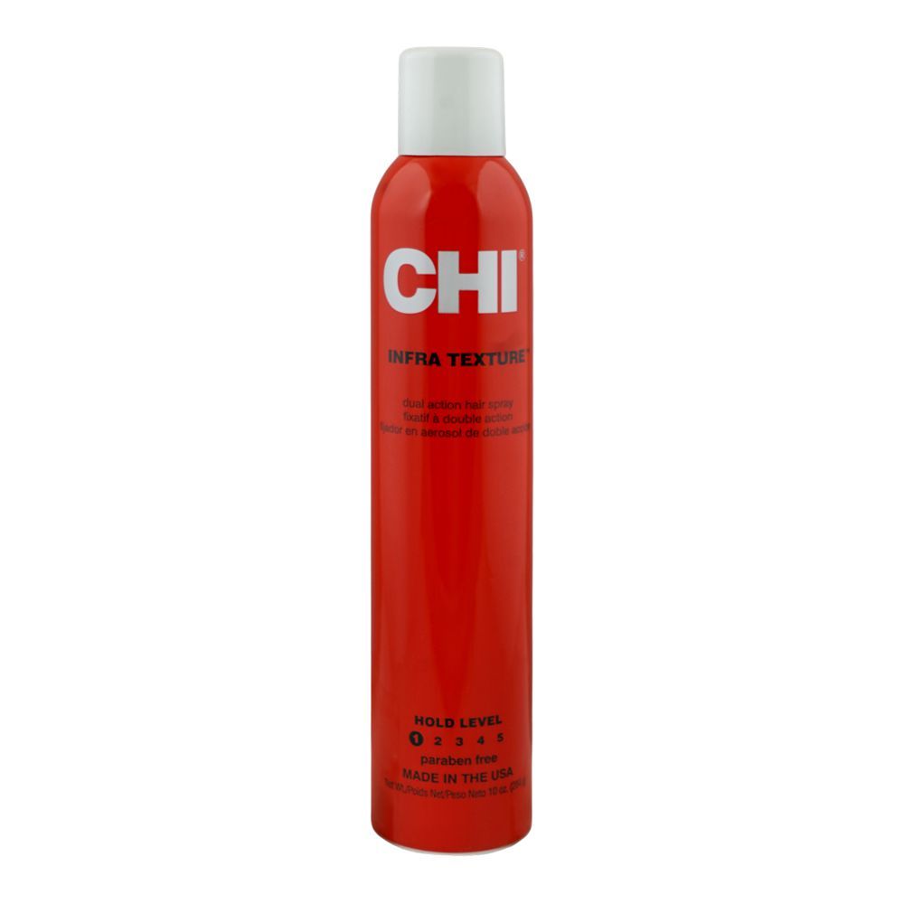 CHI Infra Texture 1 Hold Level Dual Action Hair Spray, Paraben Free, 284g - Main Image