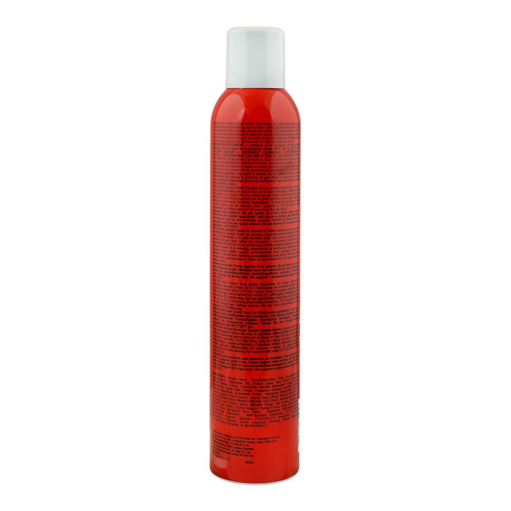 CHI Infra Texture 1 Hold Level Dual Action Hair Spray, Paraben Free, 284g - Image 2
