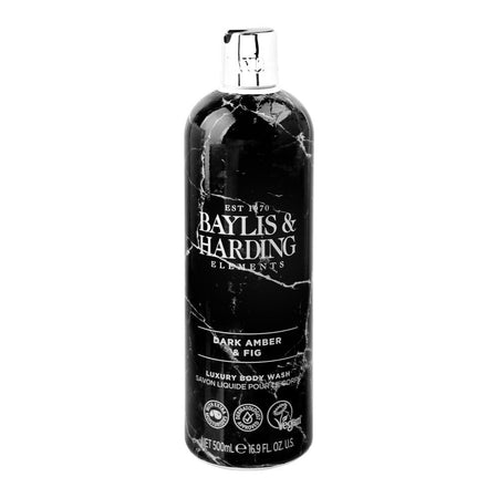 Baylis & Harding Elements Dark Amber & Fig Luxury Body Wash, Citric Acid, 500ml - Main Image
