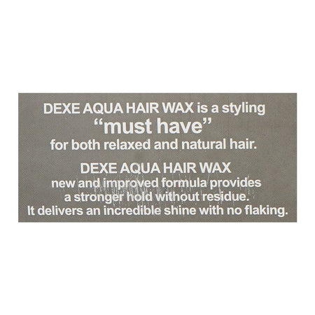 Dexe Aqua Maximum Control Hair Wax, Black, 150g - Image 5