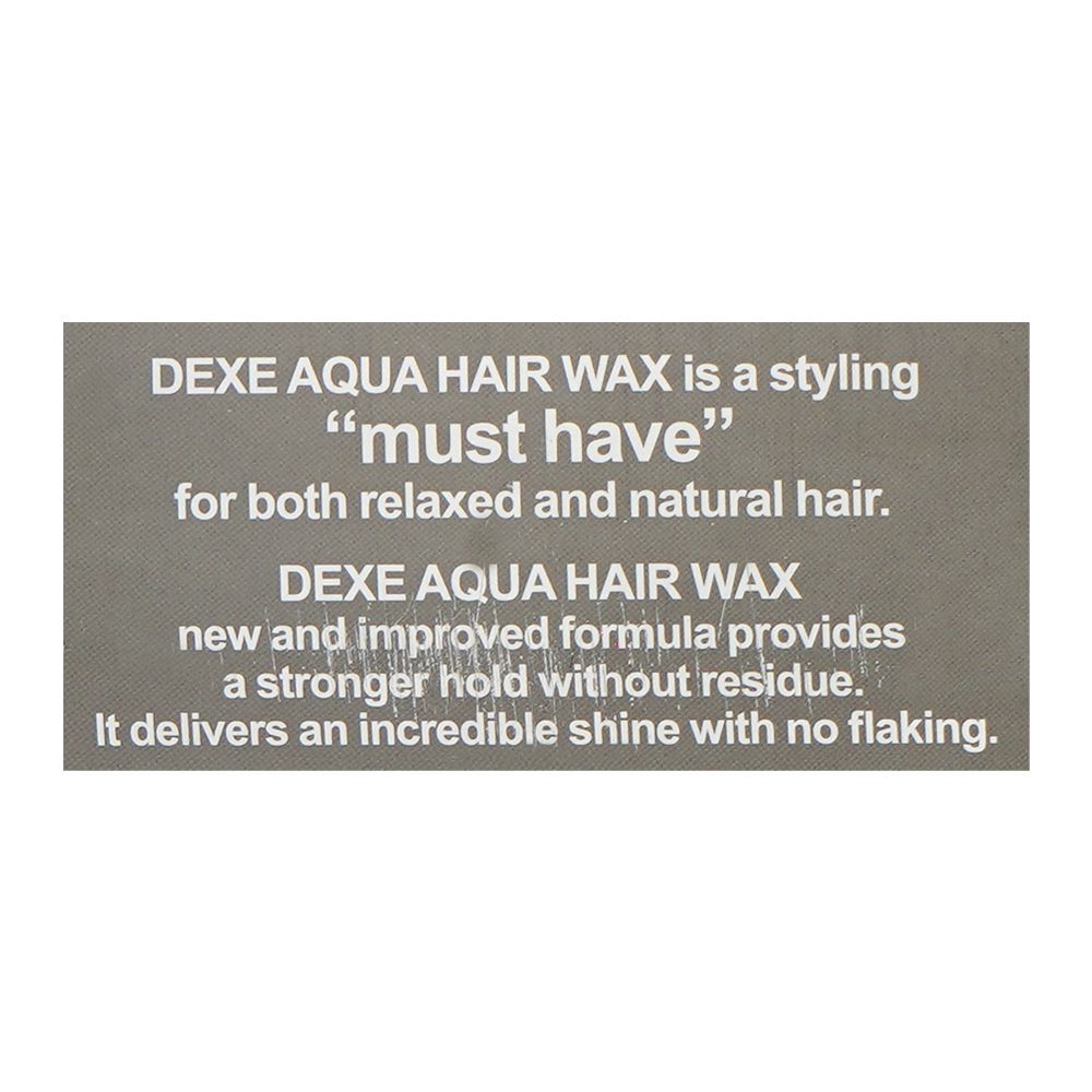 Dexe Aqua Maximum Control Hair Wax, Black, 150g - Image 5