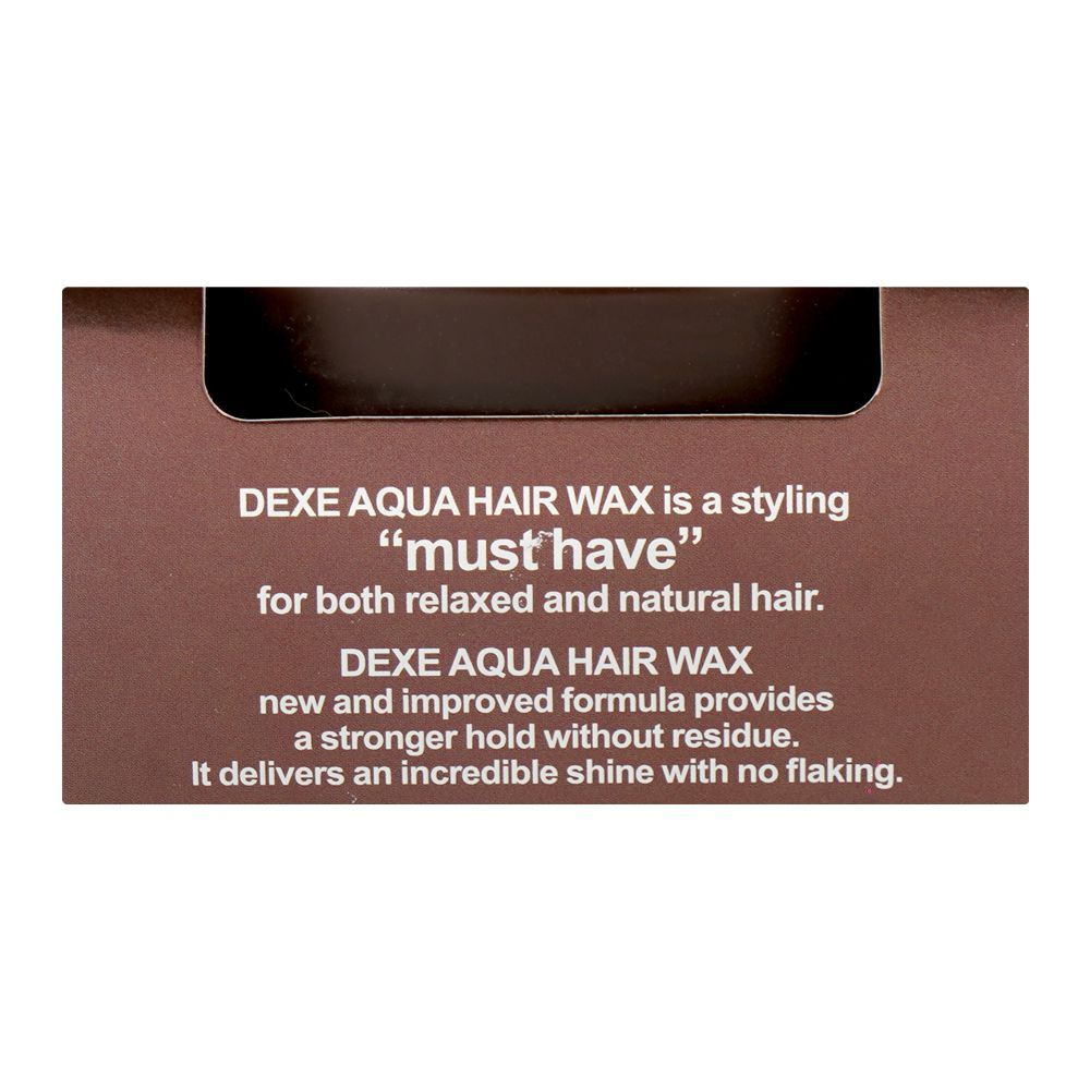 Dexe Aqua Maximum Control Hair Wax, Dark Brown, 150g - Image 5