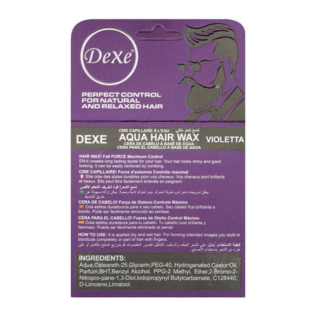 Dexe Aqua Maximum Control Hair Wax, Violetta, 150g - Image 2