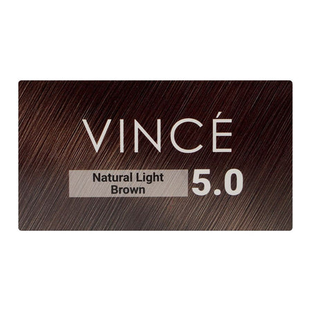 Vince Nurtural Keratin Rich Colour Ammonia Free Women Hair Color, 5.0 Natural Light Brown - Image 5