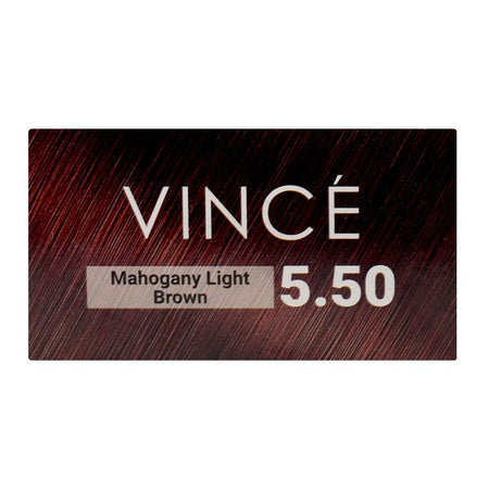 Vince Nurtural Keratin Rich Colour Ammonia Free Women Hair Color, 5.50 Mahogany Light Brown - Image 5