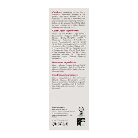 Vince Nurtural Keratin Rich Colour Ammonia Free Women Hair Color, 5.8 Dark Red - Image 4