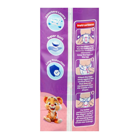 Leo Baby Diaper New Born 1, 2-5KG, 50-Pack - Image 4