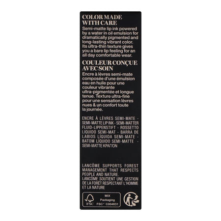 Lancome Paris L'Absolu Rouge Drama Ink Semi-matte Lip Ink, 368 Rose Lancome, 6ml - Image 3