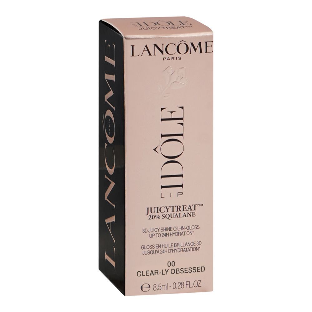 Lancome Paris Idole Juicy Treat 20% Squalane 3D Juicy Shine Oil-In-Gloss, 00 Clear-Ly Obsessed, 8.5ml - Image 2