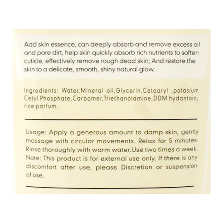Chirs's Beauty Of Face Rice Essence Gentle Exfoliates Skin Scrub, Paraben & Sulfate Free, For All Types Of Skin, 170g - Image 3