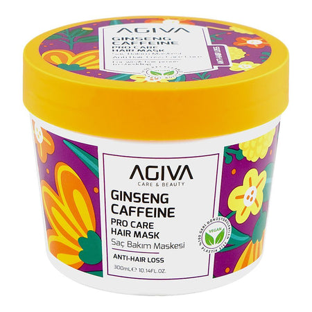 Agiva Care & Beauty Caffeine Ginseng Pro Care Anti Hair Loss Hair Mask, Niacinamide, Citric Acid, For Hair Loss, 300ml - Main Image